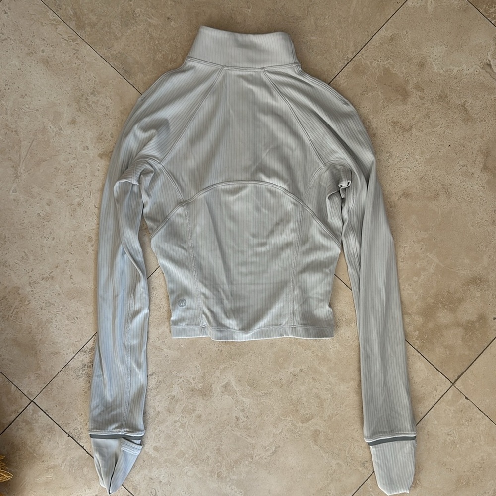 Lululemon- It’s Rulu Ribbed Cropped Half Zip - Picture 7 of 9